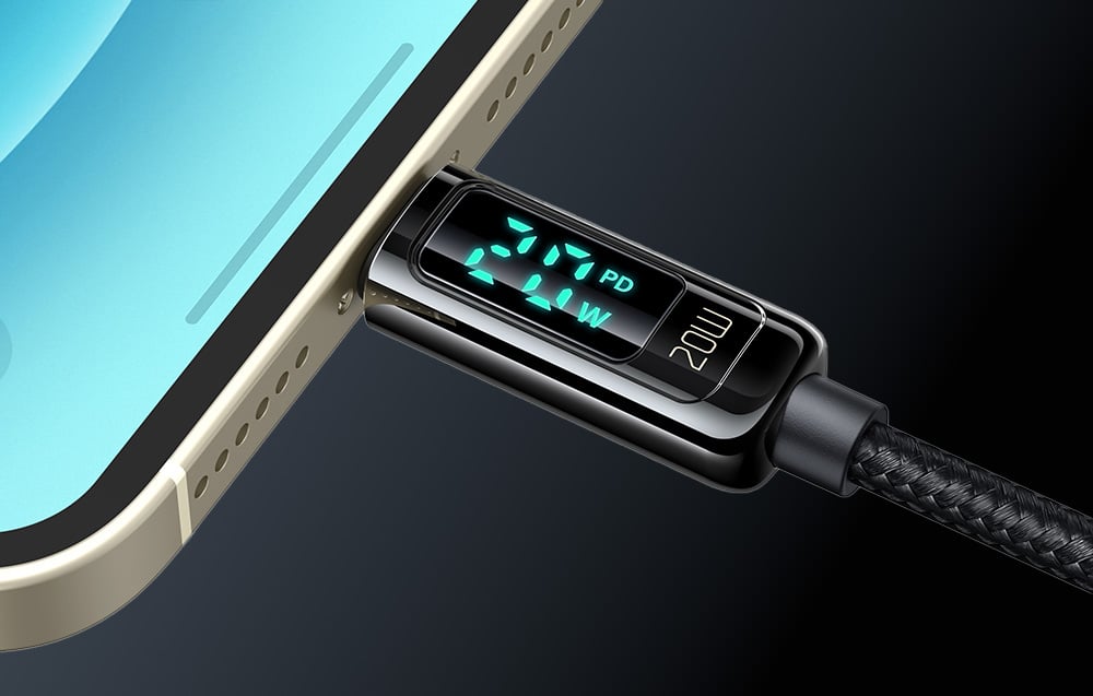 Mcdodo CA-8810 kábel, USB-C - Lightning, 36W, 1,2 m, fekete 3