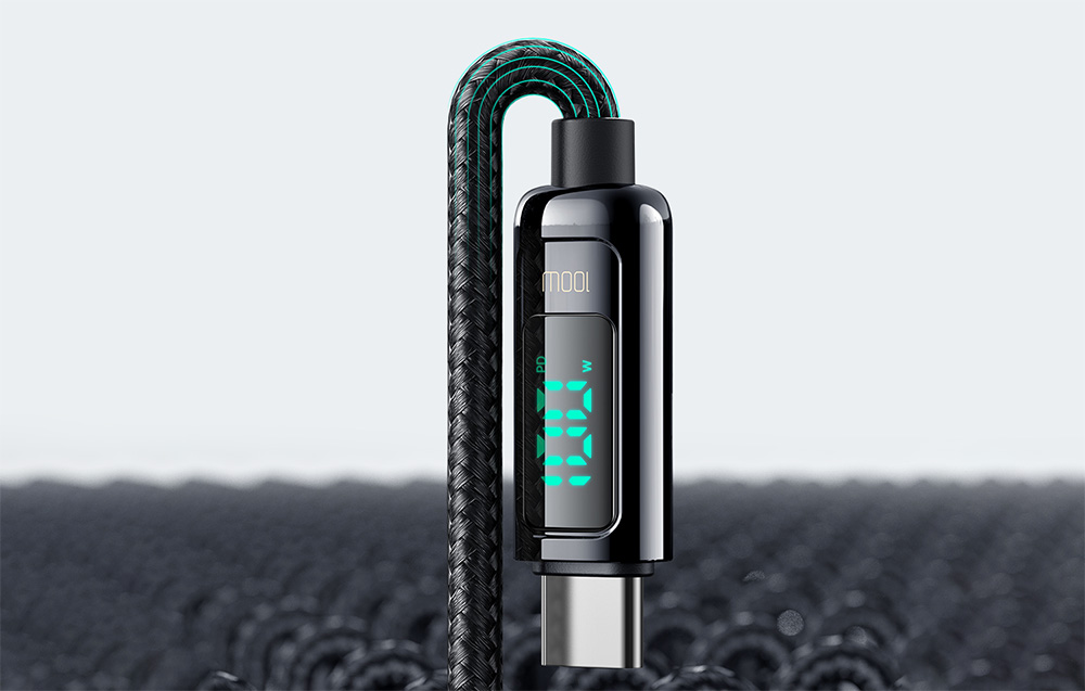 Mcdodo CA-8820 kábel, USB-C - USB-C, 100W, 1,2m, fekete 2