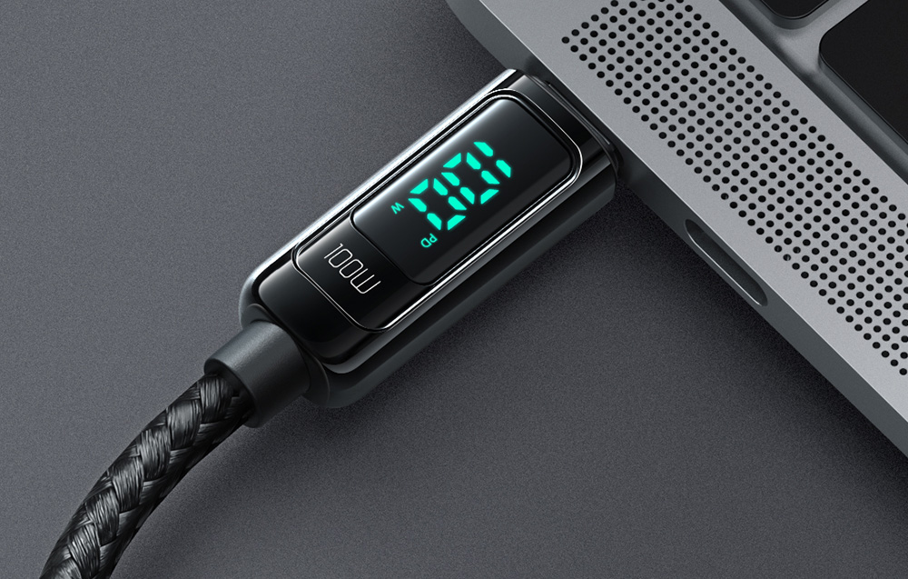 Mcdodo CA-8820 kábel, USB-C - USB-C, 100W, 1,2m, fekete 3
