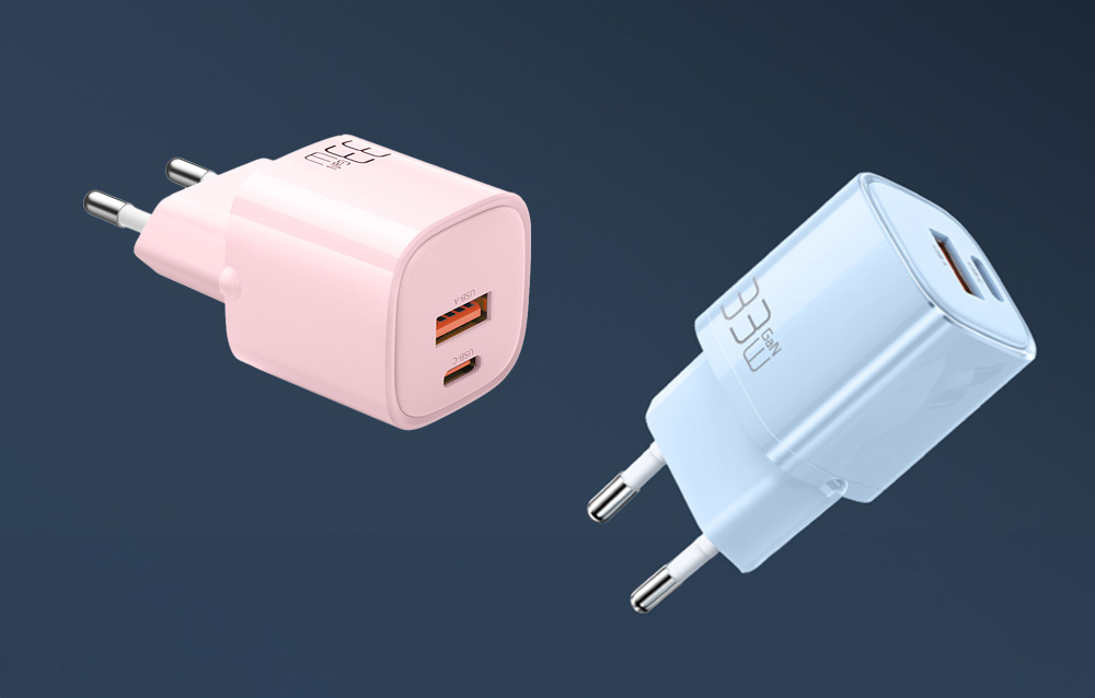 Mcdodo CH-0156 GaN töltő, 33W, USB-C, USB-A, rózsaszín 2