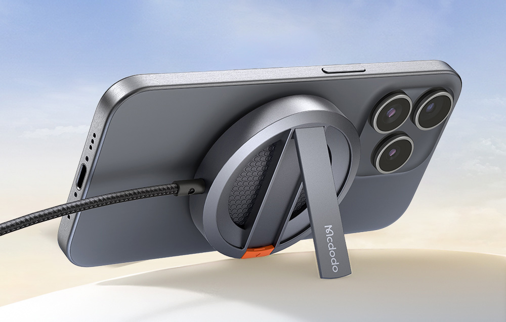Mcdodo CH-5500 vezeték nélküli töltő iPhone-hoz, 15W, fekete 3