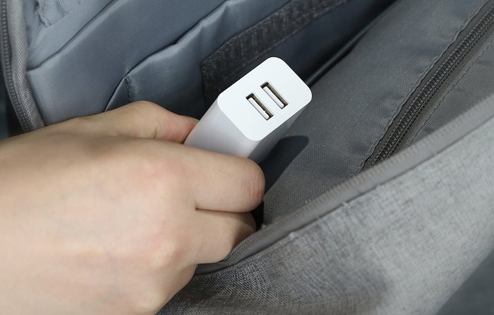 Mcdodo CH-6720 utazókészlet, Dual USB töltő, Lightning, 1m, fehér 4
