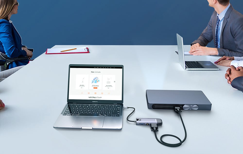 Mcdodo HU-7740 Hub, 6:1, USB-C, USB-C - HDMI - USB3.0*2 - SD - TF 3