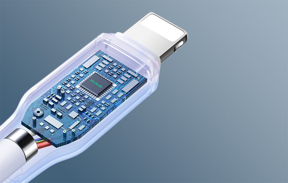 Mcdodo JCA-7270 kábel, USB-A - Lightning, 1,2m, fehér 4