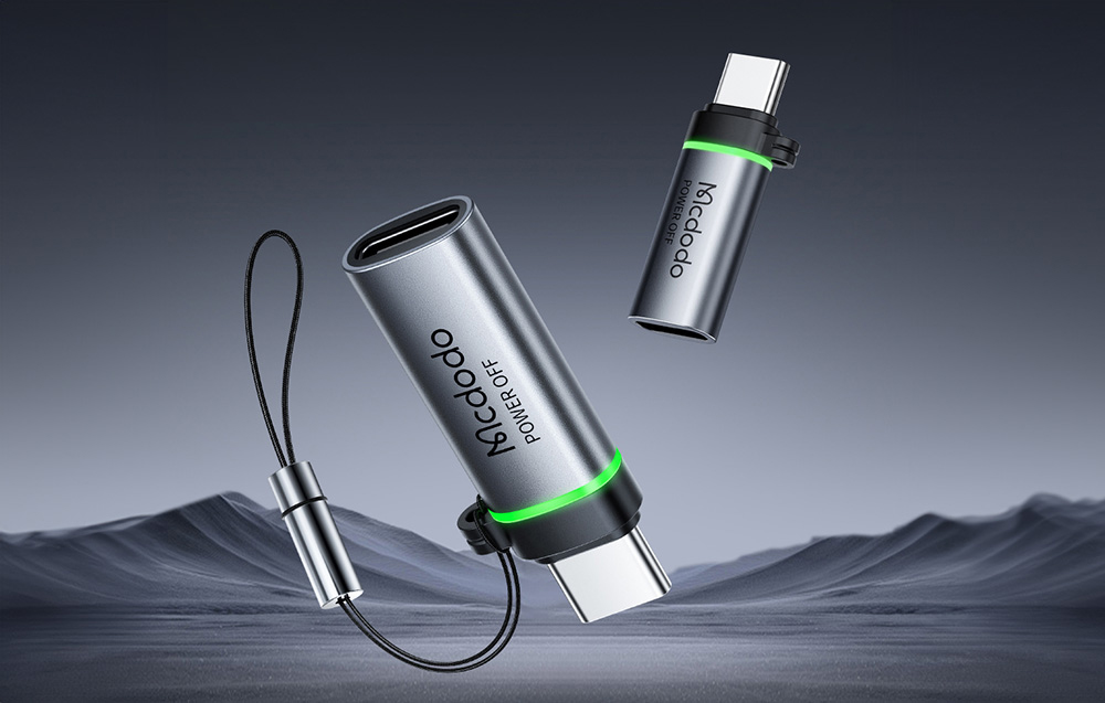 Mcdodo OT-2450 adapter, USB-C - USB-C, automatikus kikapcsolás 1