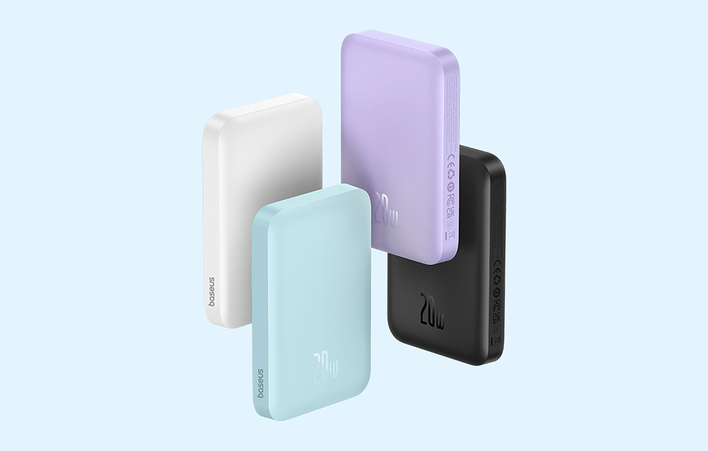 Mini Wireless PowerBank 20W Baseus (black) 1