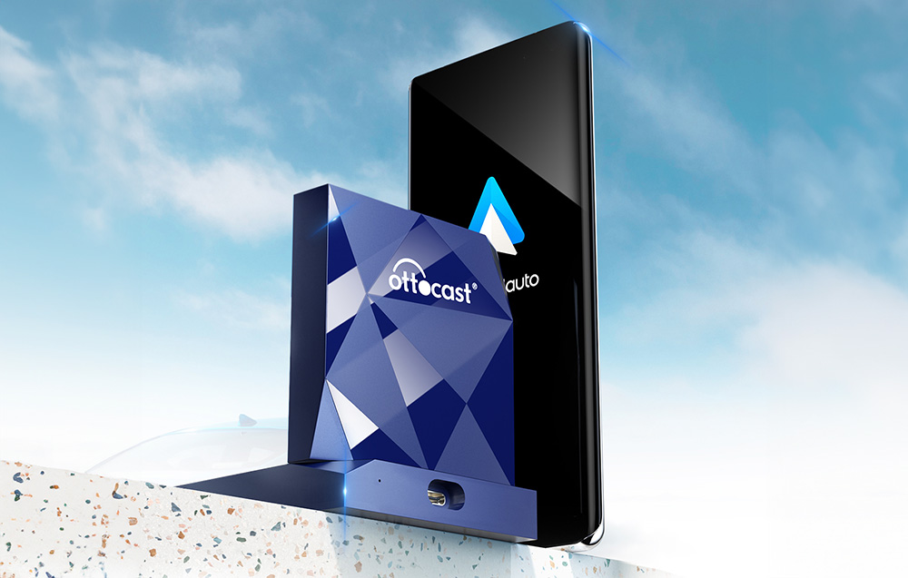 Ottocast CP79 A2AIR vezeték nélküli adapter, Android, navy kék 1