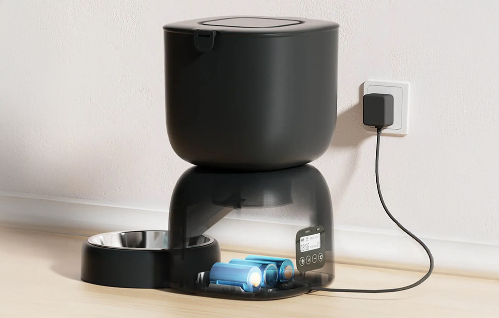 Petwant F14-L(BAS) automata ételadagoló, wifi, fekete 5