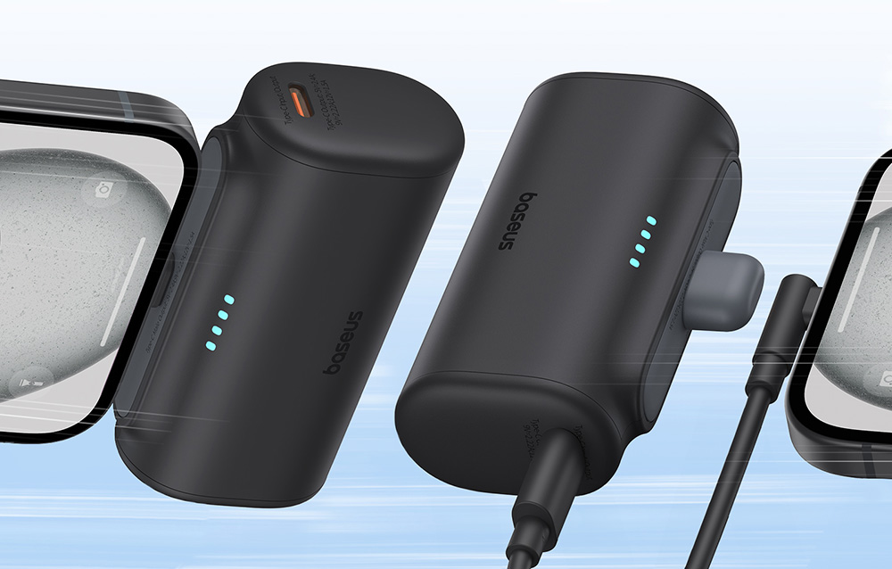 Powerbank Baseus Compact 5000mAh, 20W, USB-C, fekete 2
