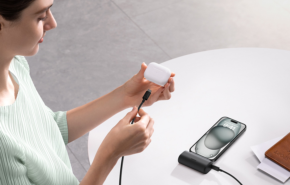 Powerbank Baseus Compact 5000mAh, 20W, USB-C, fekete 3
