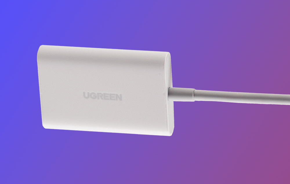 Ugreen CM265 kártyaolvasó, 2:1, USB-C, fehér 6