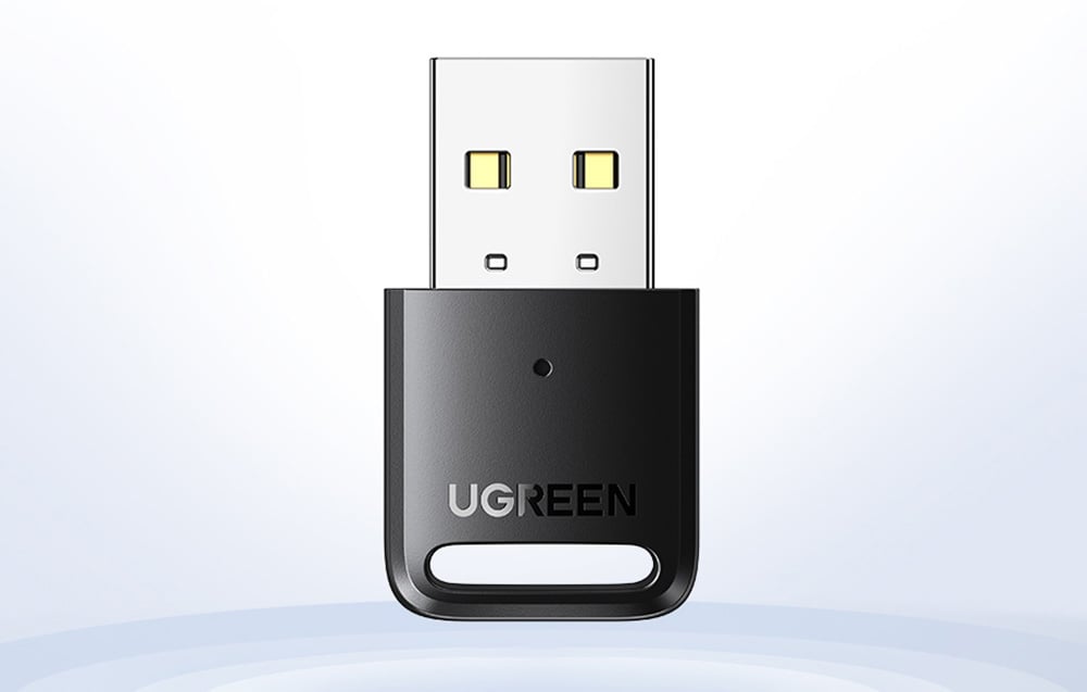Ugreen CM591 Bluetooth adapter/receiver, Bluetooth 5.3, USB , LED, 20m hatótáv, fekete 3