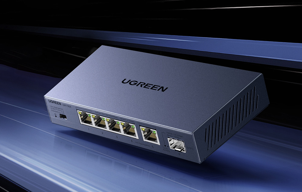 Ugreen CM753 hálózati kapcsoló, 6 portos, 2,5 Gigabit Ethernet 1