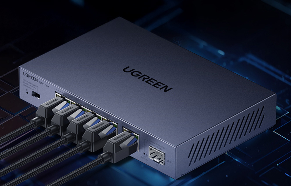 Ugreen CM753 hálózati kapcsoló, 6 portos, 2,5 Gigabit Ethernet 3