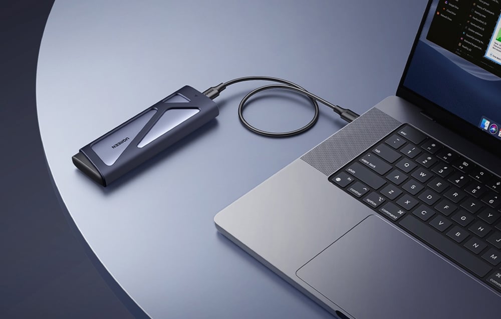Ugreen CM767 SSD ház, 2TB, USB-C 3.1, G M.2 NVMe/SATA 1