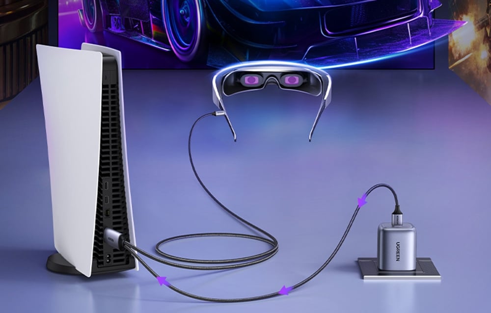 UGREEN CM773 adapter, HDMI-USB-C, 4k, 60Hz, 5V, 1A 3