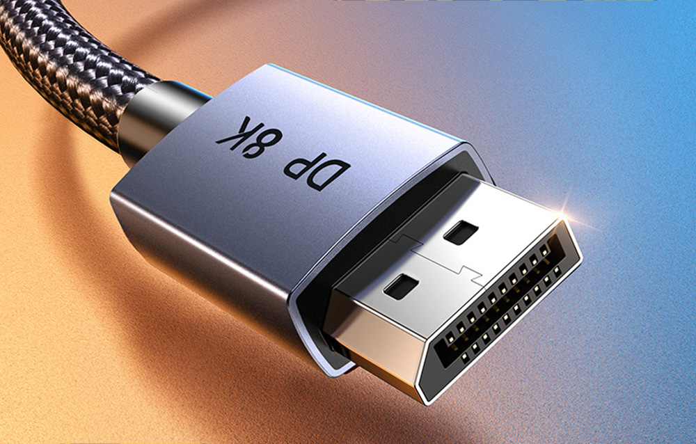 Ugreen DP120 DisplayPort 1.4 kábel, 8K 60Hz, 32.4Gbps, 2m, fekete 1