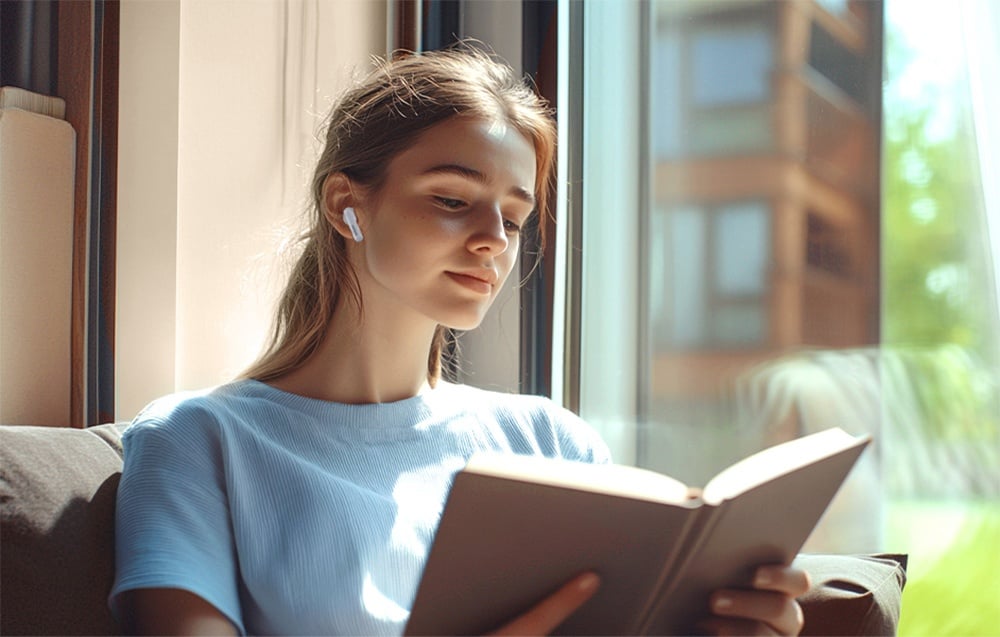 UGREEN EchoBuds HiTune T6 Magic TWS fülhallgató, fehér 1