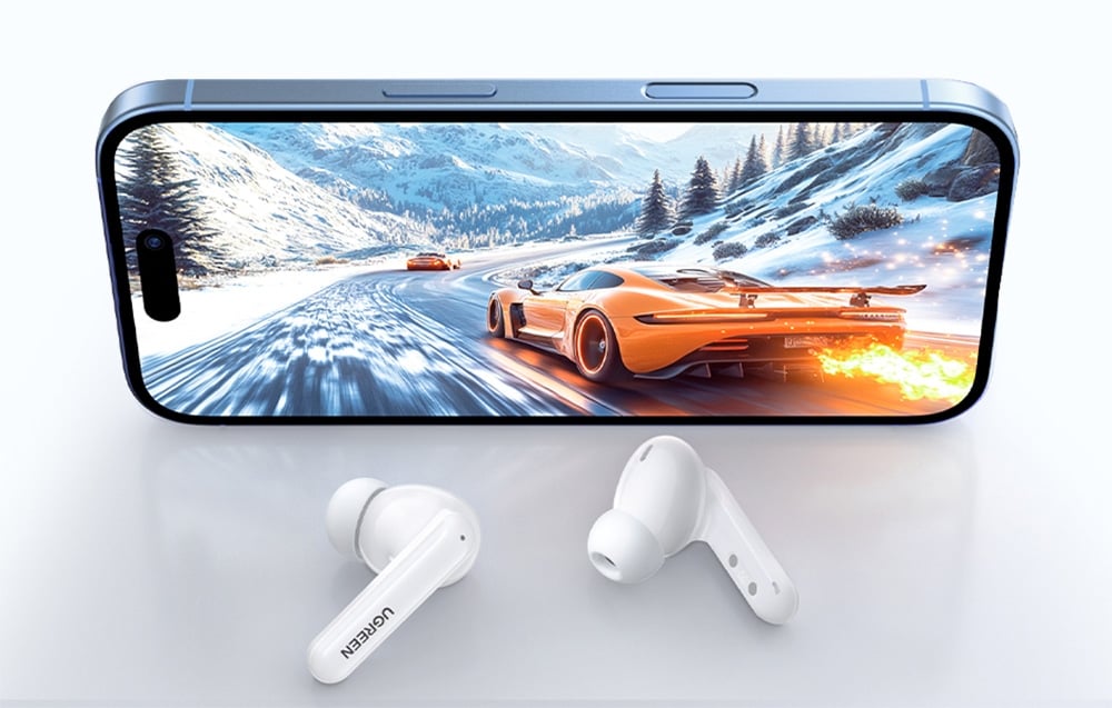 UGREEN EchoBuds HiTune T6 Magic TWS fülhallgató, fehér 4