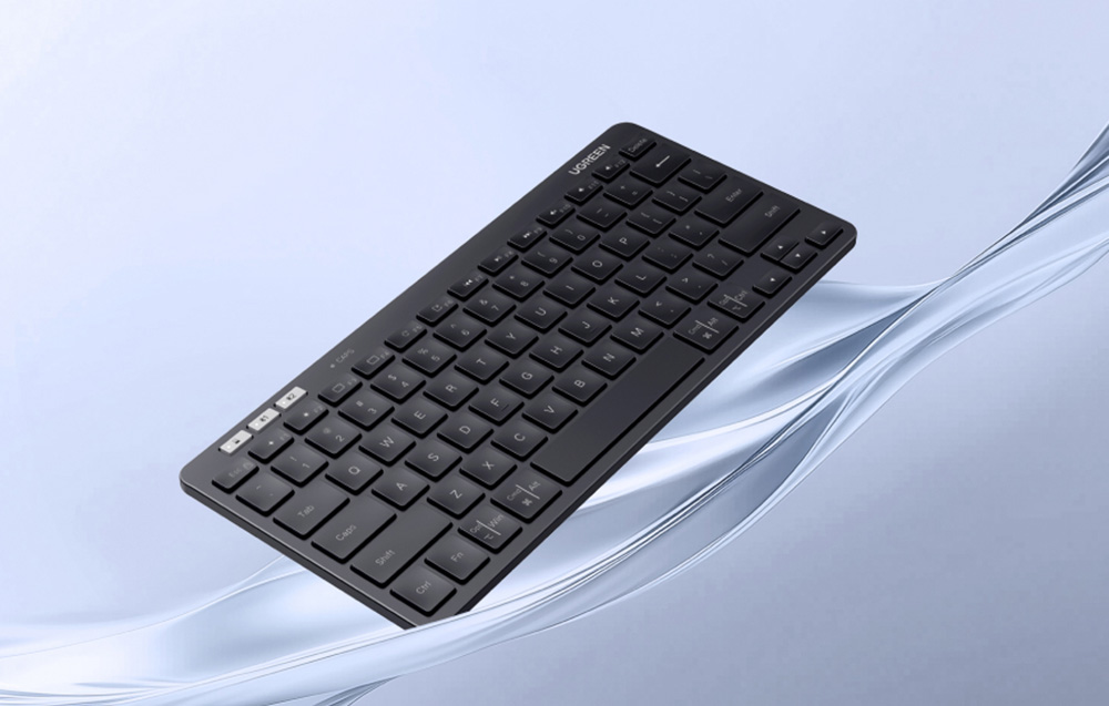 Ugreen K551 vezeték nélküli többfunkciós billentyűzet, Bluetooth 5.3 (fekete) 1