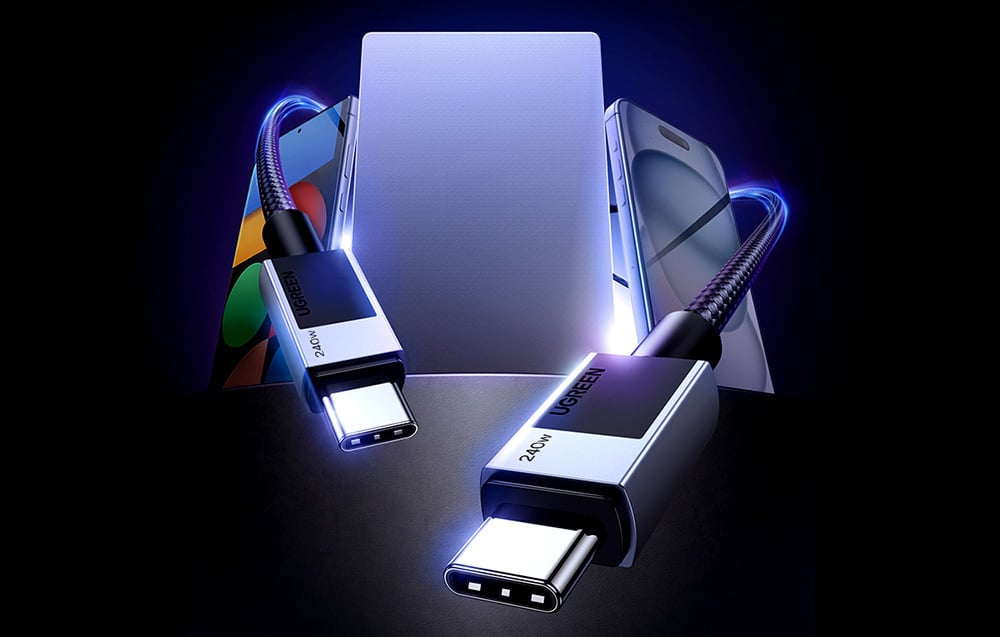Ugreen L513 gyorstöltő kábel, USB-C - USB-C, PD, 2m, szürke 6