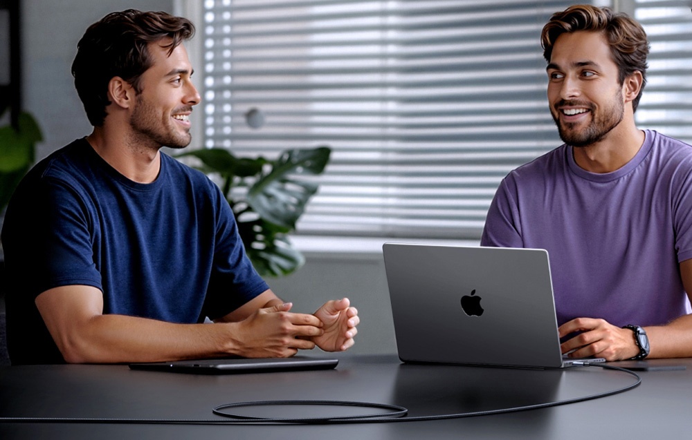 UGREEN L524 kábel, USB-C-USB-C, 60W, 2m, PD, szürke 3