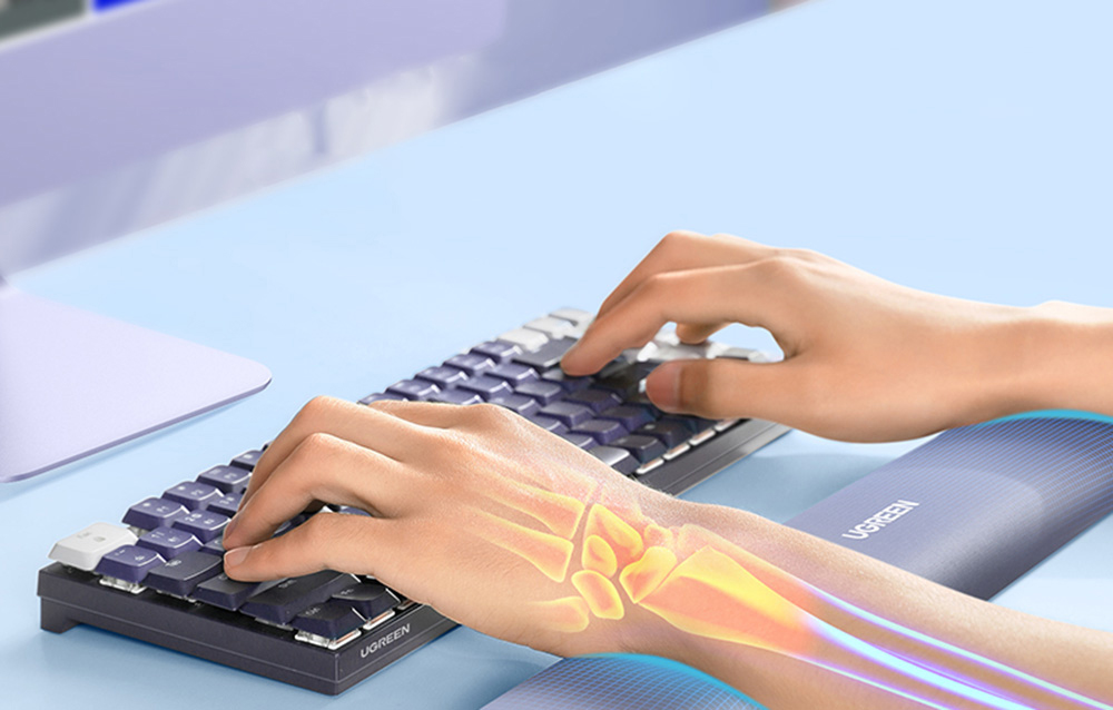 Ugreen LP669  ergonomikus csuklótámasz, szürke 5