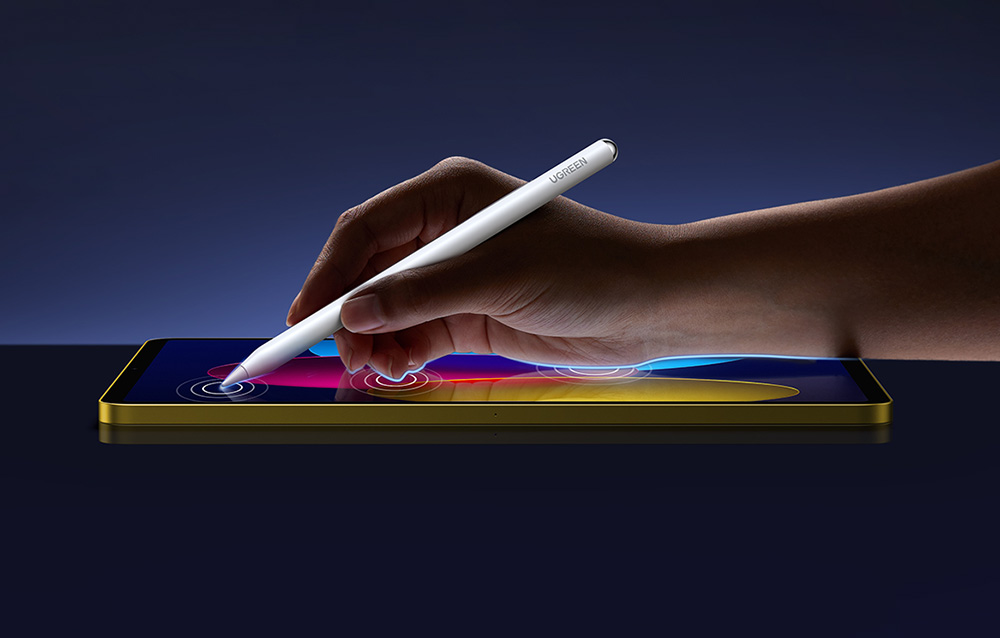 Ugreen LP707 aktív stylus Apple iPadhez, USB-C, Bluetooth 5.0, fehér 1