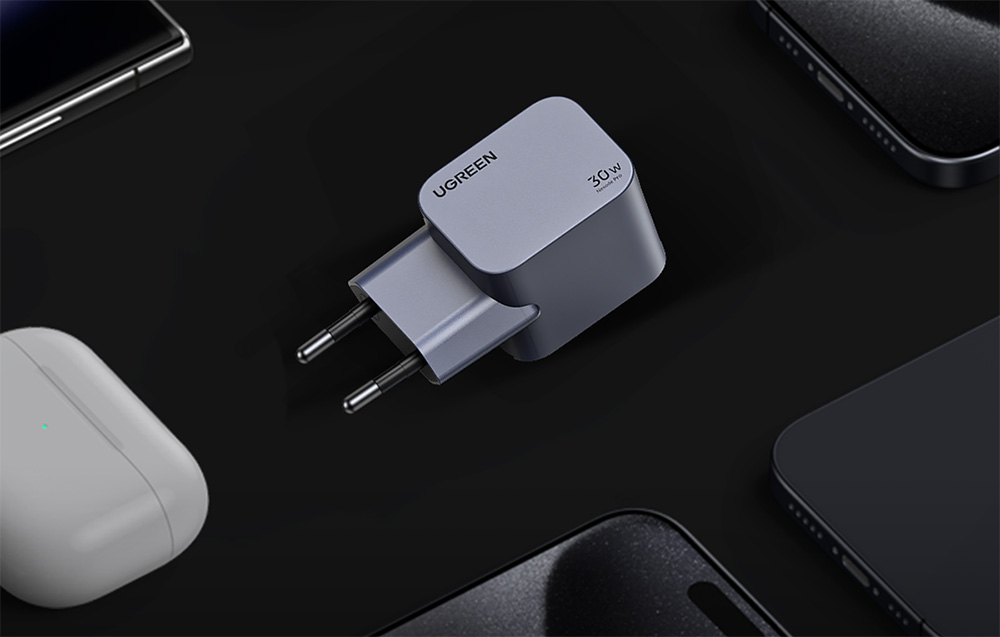 Ugreen Nexode Pro fali töltő, 30W, USB-C, szürke 1