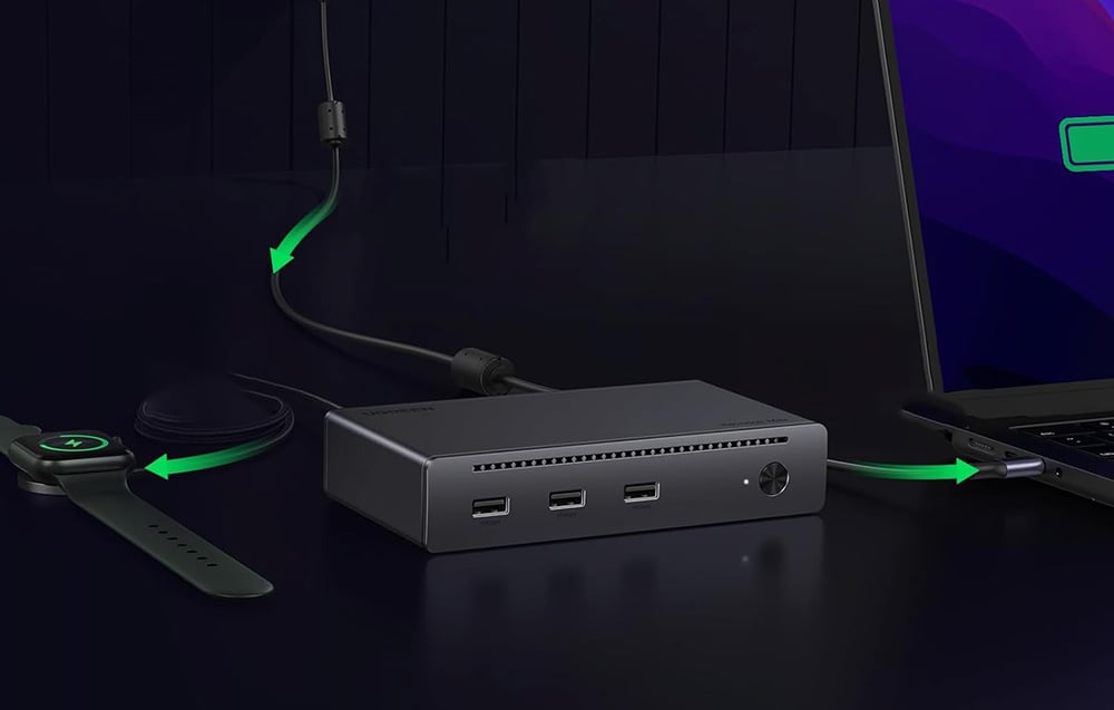 Ugreen Revodok Max 208, 4 Thunderbolt 4, 3 USB, RJ45, DC 140W 5