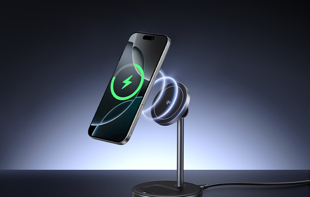 UGREEN W710 2:1 vezeték nélküli iPhone/AirPods töltő 2