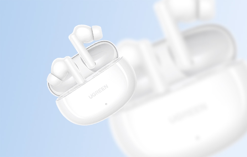 UGREEN WS205 HiTune TWS fülhallgató, hybrid ANC (fehér) 2