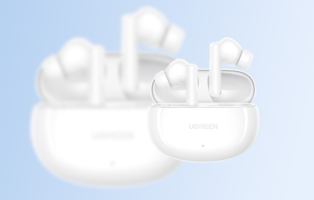 UGREEN WS205 HiTune TWS fülhallgató, hybrid ANC (fehér) 4