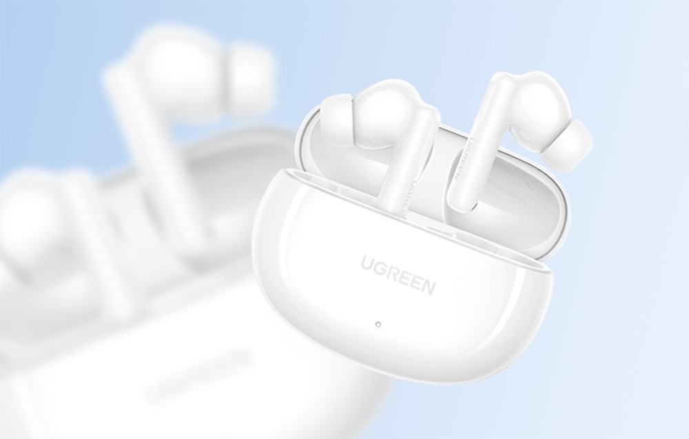 UGREEN WS205 HiTune TWS fülhallgató, hybrid ANC (fehér) 5