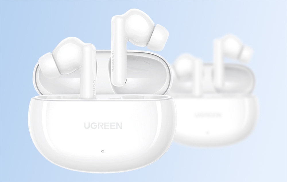 UGREEN WS205 HiTune TWS fülhallgató, hybrid ANC (fehér) 6