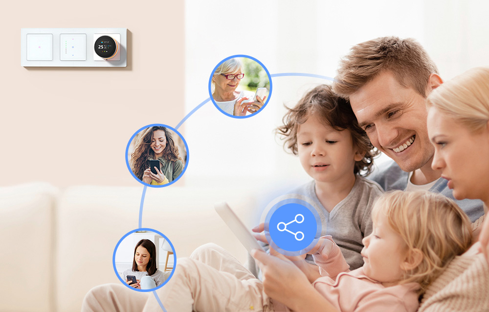 Avatto TS20-EU-W3 WiFi érintéses fénykapcsoló 2