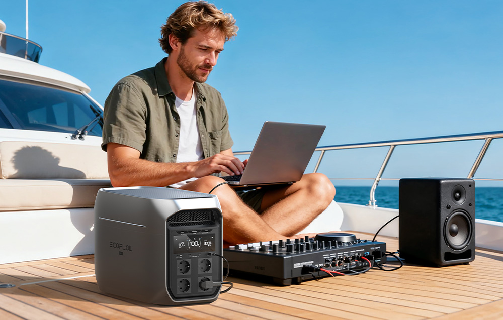 EcoFlow DELTA 3 Max Plus hordozható tápegység 8