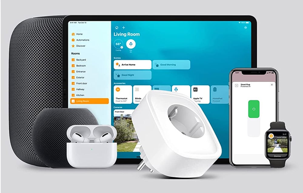 Gosund SP1-HE WiFi okos aljzat, 2 db (HomeKit) (két darab) 16A 2