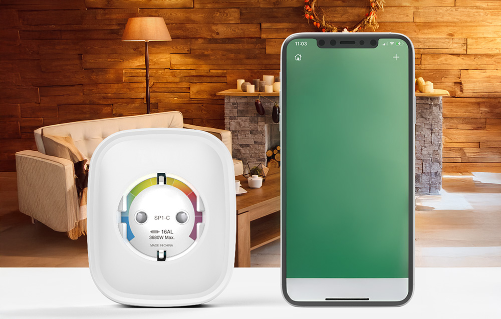 Gosund SP1-HE WiFi okos aljzat, 2 db (HomeKit) (két darab) 16A 3