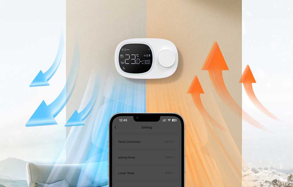 Inteligentny termosztát WiFi Avatto WT598 2