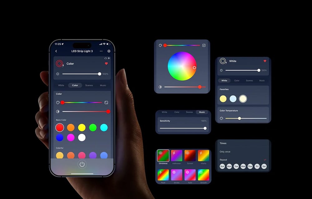 Intelligens LED szalag 3 SwitchBot 2