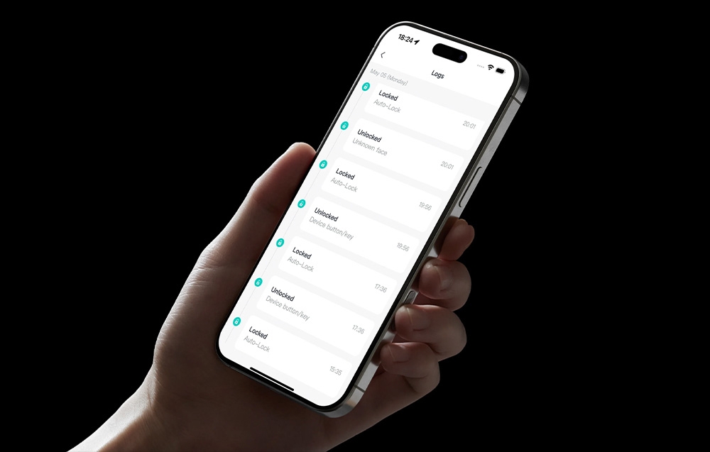 SwitchBot Lock Ultra intelligens ajtózár (fekete) 6
