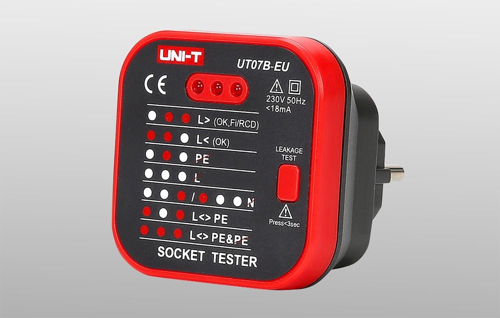 UNI-T UT07B-EU konnektor-tesztelő készülék 1