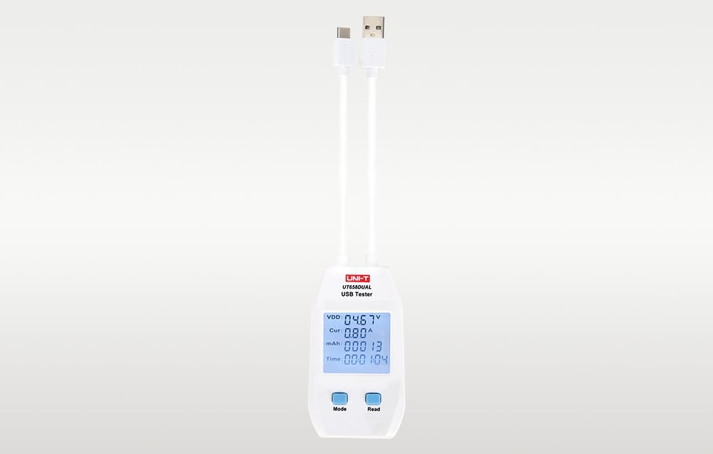 UNI-T UT658DUAL USB aljzat tesztelő 1