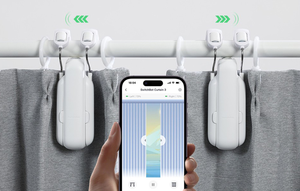 Függönymotor SwitchBot Rod 3 (fehér) 4