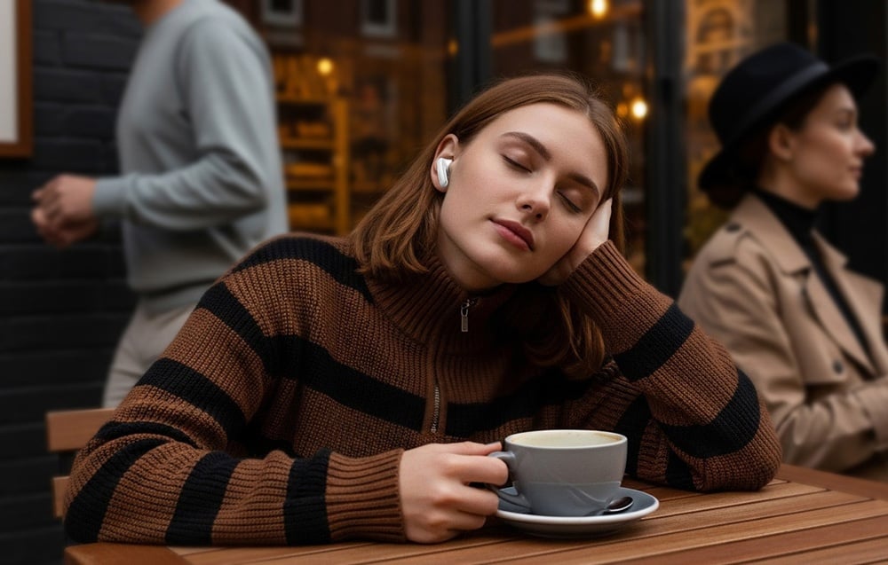 TWS UGREEN LightBuds Pro ANC fülhallgató WS215 (fehér) 2