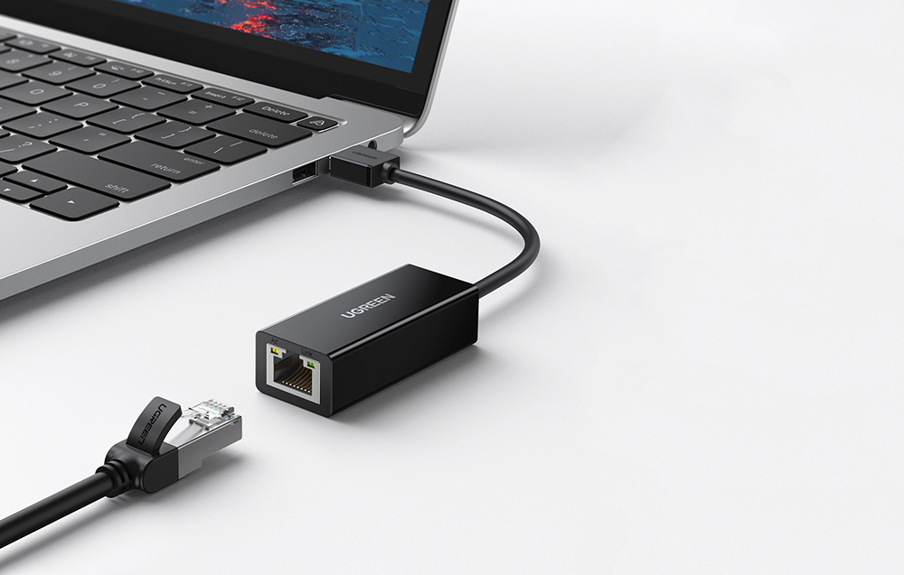 Ugreen CR110 USB-C RJ45 100Mbs Ethernet adapter (fekete) 4